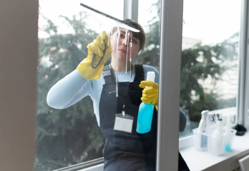 Nettoyage de vitres intérieures et extérieures à Commentry